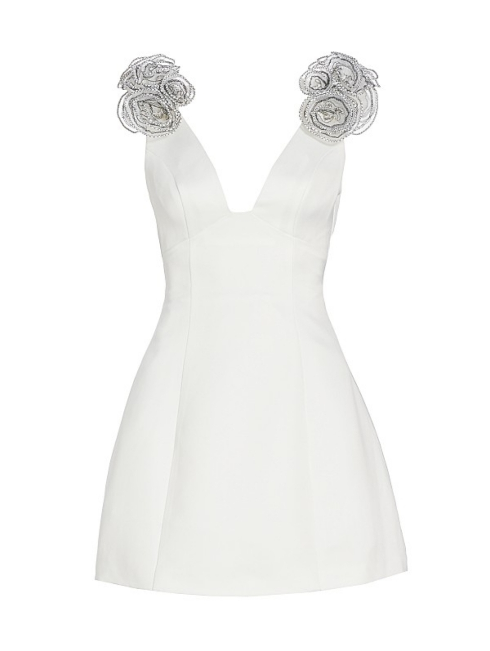 Elliatt White Sheath Cocktail Mini Dress